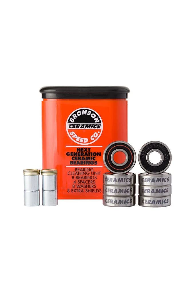 Bronson Speed Co. Ceramic Bearing - set of 8 ceramic bearings, 4 spacers, & 8 washers — photo 5