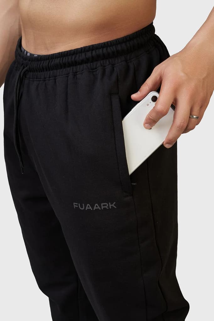 Signature Oversized Joggers Black — photo 3