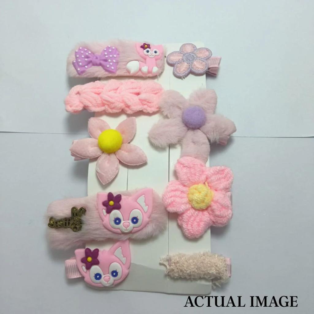FuzzyFun Baby Girl Hair Clip Sets – Soft n Cute Animal n Flower Hair Accessories — photo 6