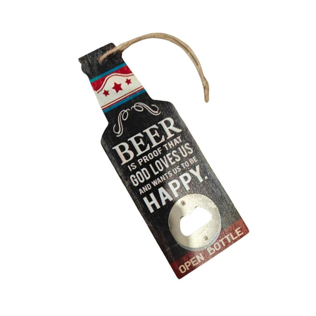 Pop n Pour: Wooden Bottle-Shaped Cap Opener — photo 6