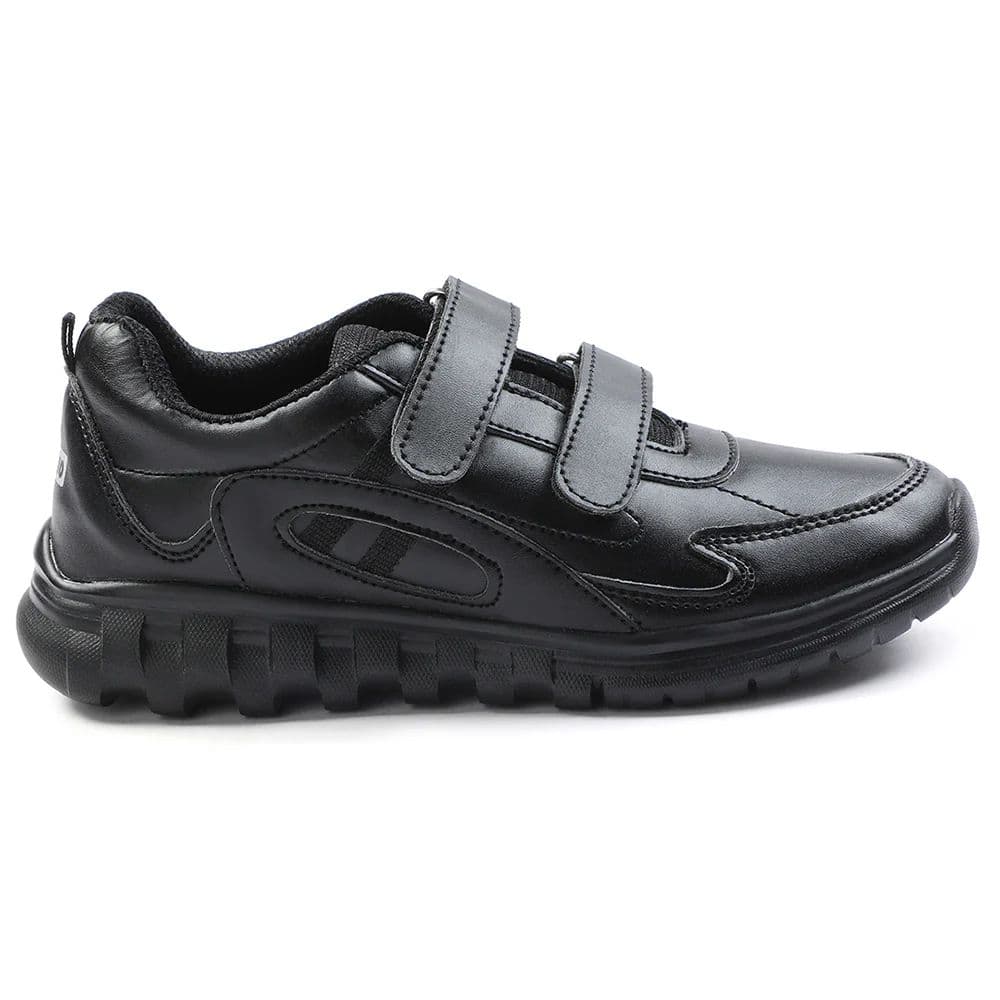 Force 10 Black Velcro Uniform School Shoes For Kids 9906-02T-V By Liberty — photo 2