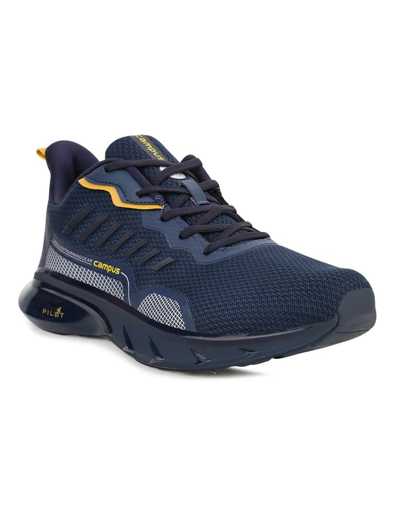 DECCAN Navy Men's Running Shoes — Navy / 6
