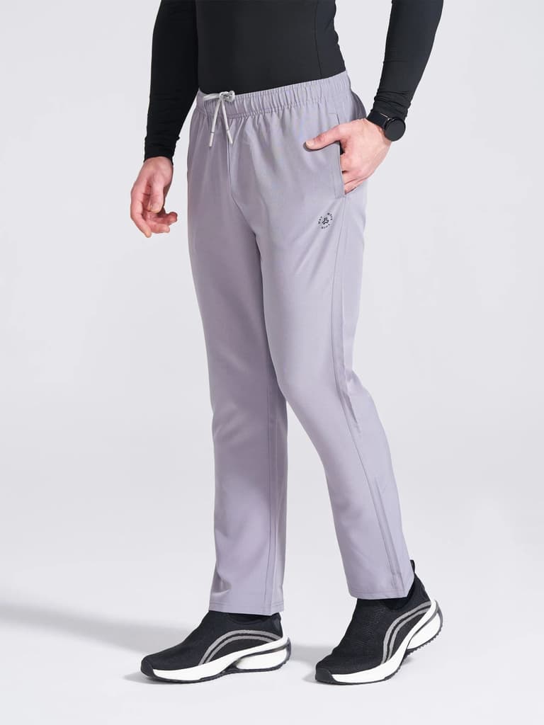 Men's Grey Regular Fit Track Pants — photo 2