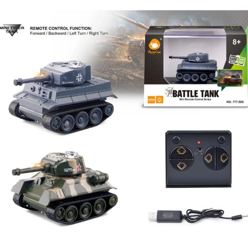 Mini Battle Tank Remote Control Toy — photo 4