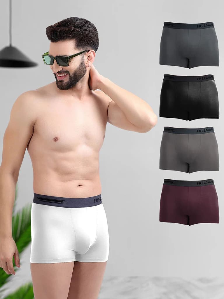 Men's Anti-Bacterial Micro Modal Trunk (Pack of 5) — photo 16