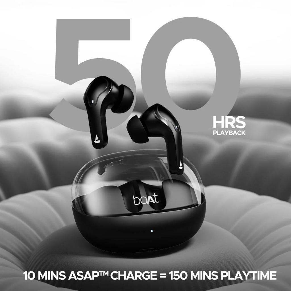 boAt Airdopes 311 PRO | Wireless Earbuds with 50 Hours Playback, Dual Mics with ENx™ Technology, BEAST™ Mode, ASAP™ Charge — photo 6