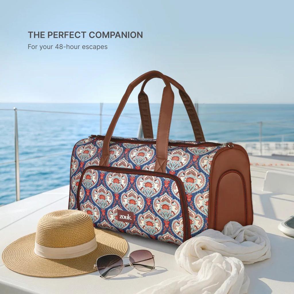 Kovil Blue Weekender Duffle Bag — photo 10