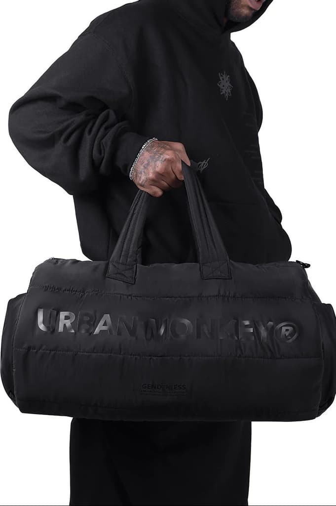 Pack of 2 Puffer bags // Black On Black
