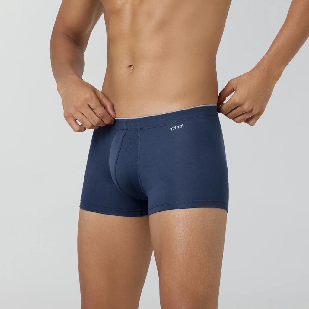 Super Combed Cotton-Modal Trunks - Estate Blue — photo 6