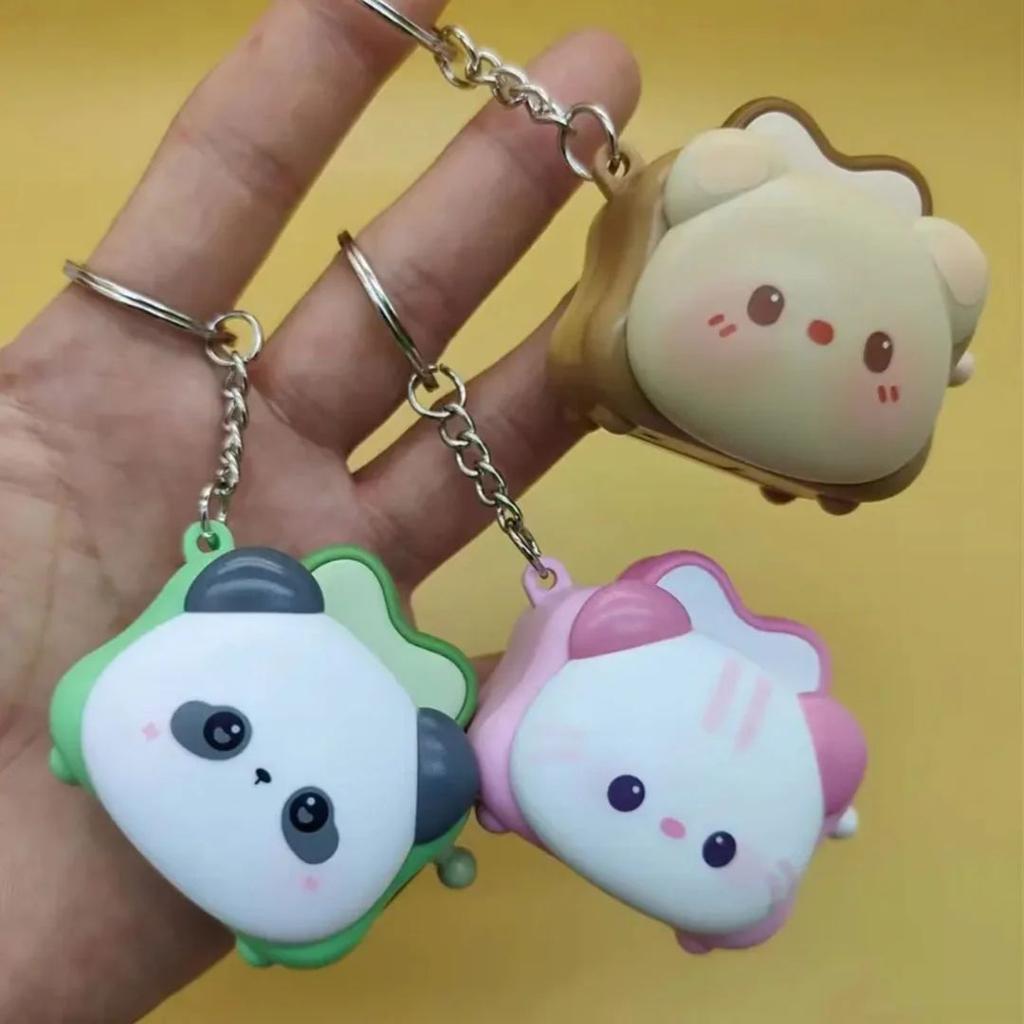 Cute Popping Toaster Keychain Toy — photo 2
