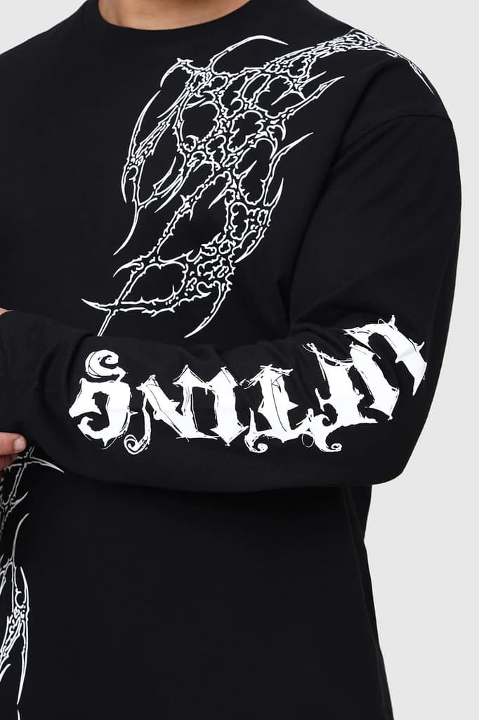 Die Lifting Fullsleeves T-shirt Black — photo 5