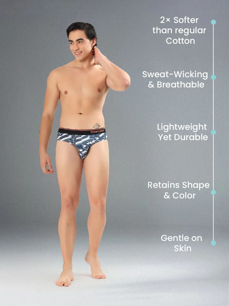 Men's Cotton Printed Briefs (Pack of 1) — photo 5