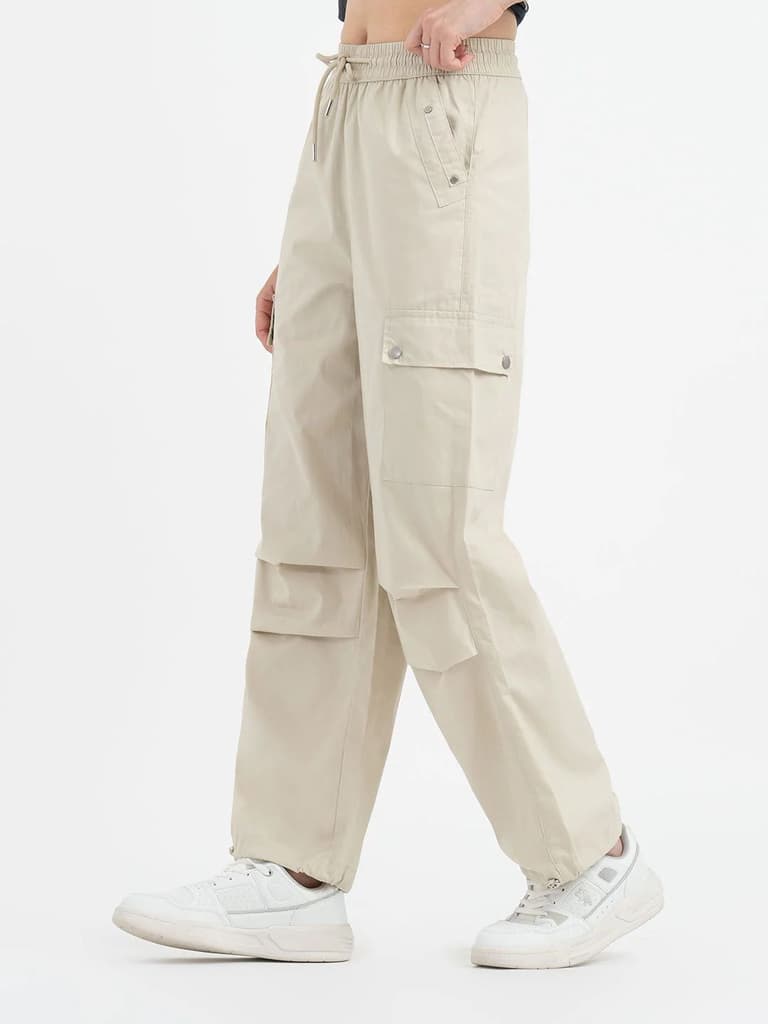 Cargo Pants for Women in Beige — photo 2
