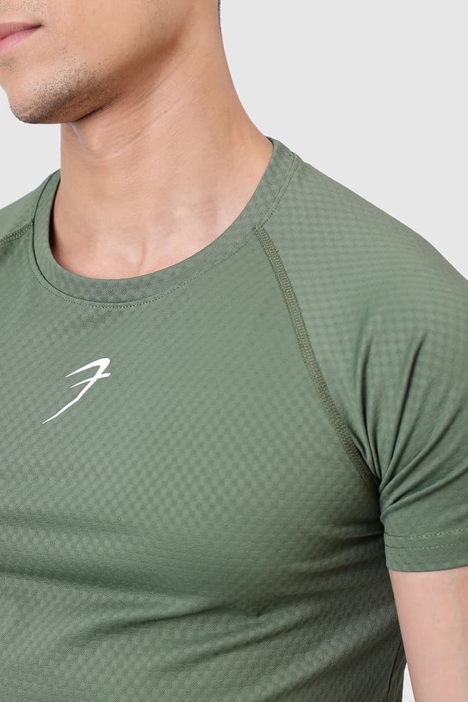Grain T-shirt Olive — photo 4