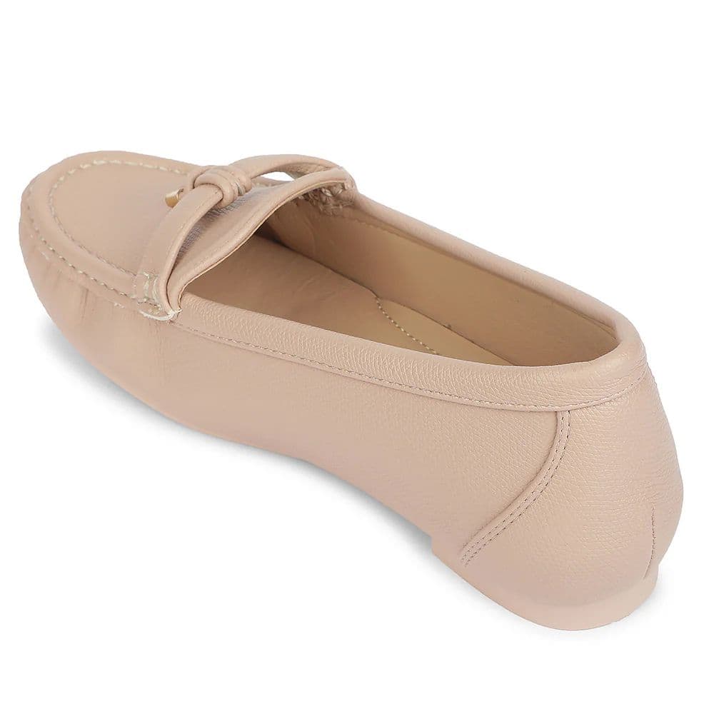 Healers Beige Casual Flat Ballerina for Women ZQ-FDBL-13 by Liberty — photo 5