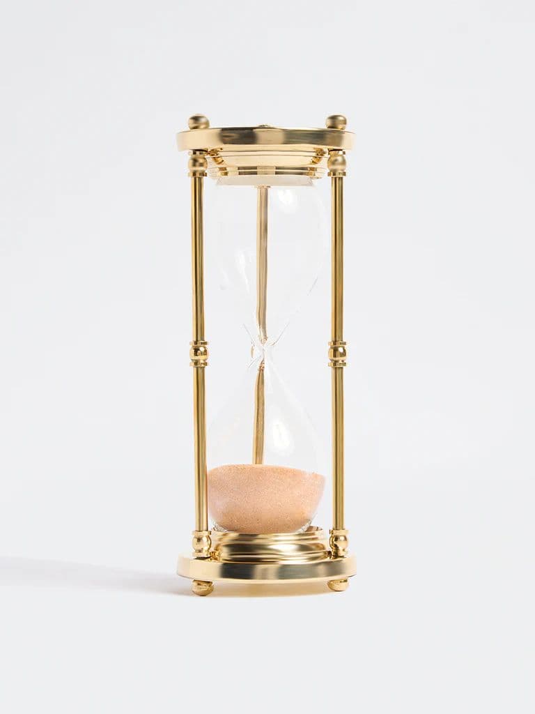 Westside Home Gold Hourglass Decorative Object — photo 2