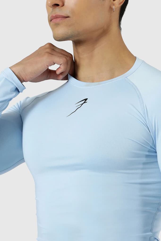 Compression Fullsleeves T-shirt Glacial Blue — photo 3