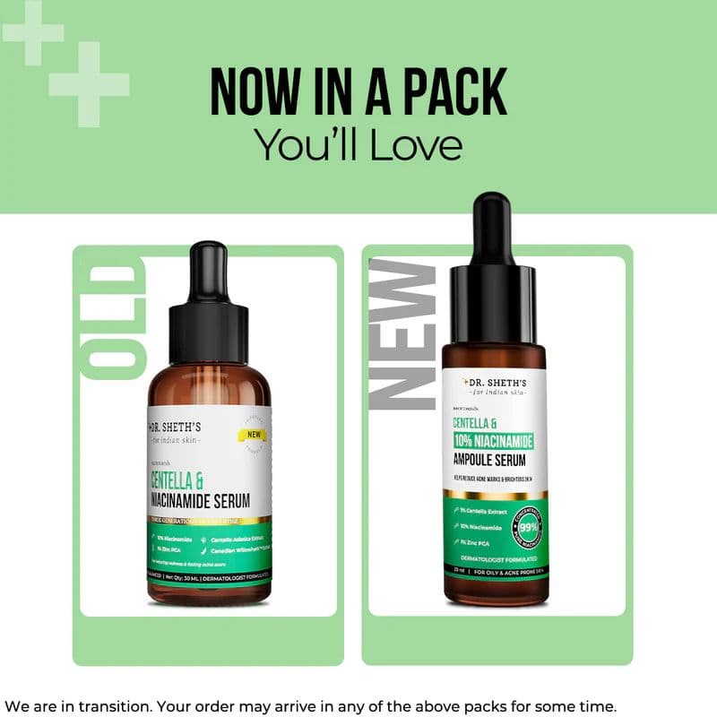 Centella & 10% Niacinamide Ampoule Serum - 30ml