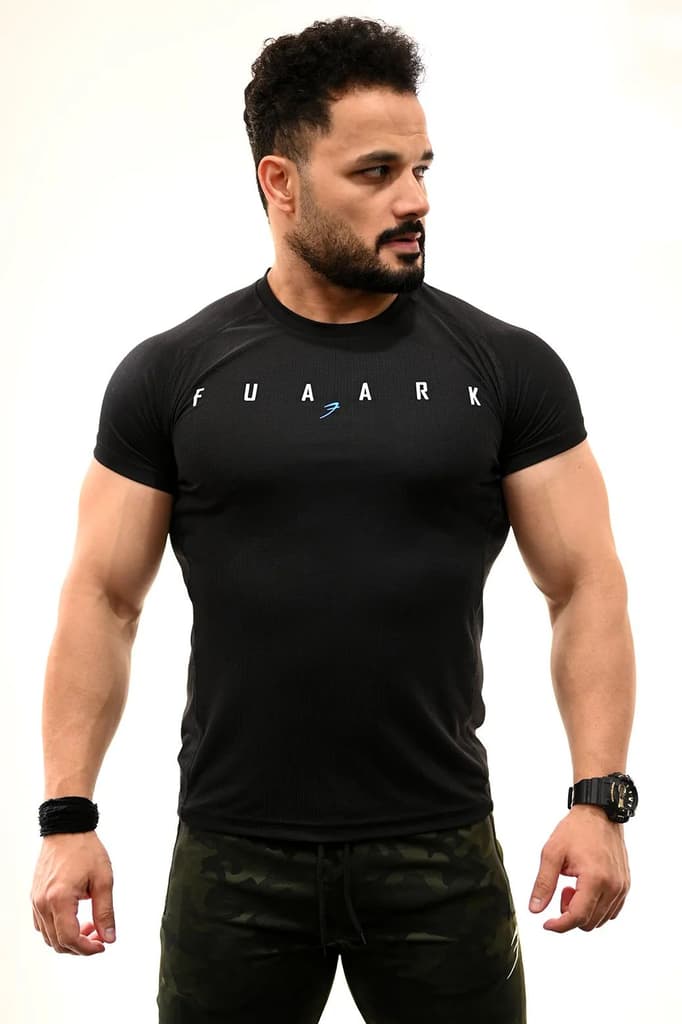 Checks T-shirt Black — photo 2