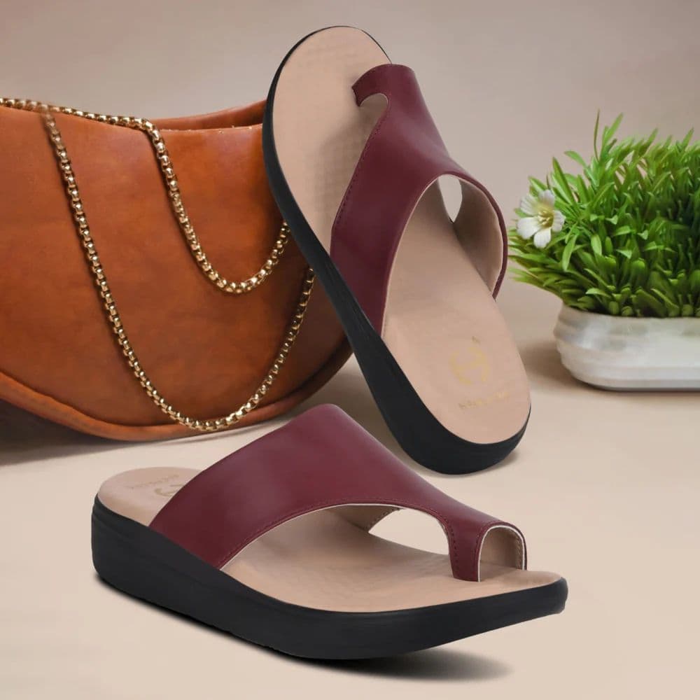Healers Cherry Casual Toe Ring Slipper For Women ZUBIE-3E By Liberty — photo 4