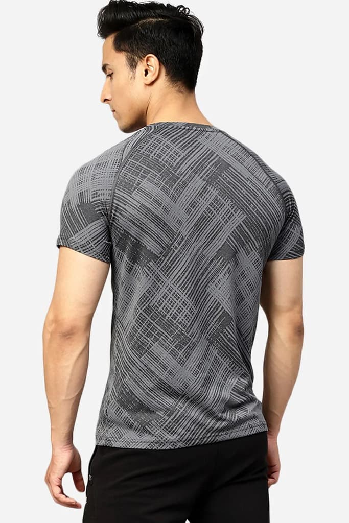 Ozone Jacquard T-shirt Coal — photo 6