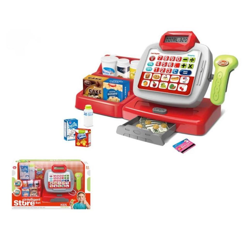 Kids Cash Register Toy | Educational Supermarket Role Play Set for Ages 3+ — photo 3