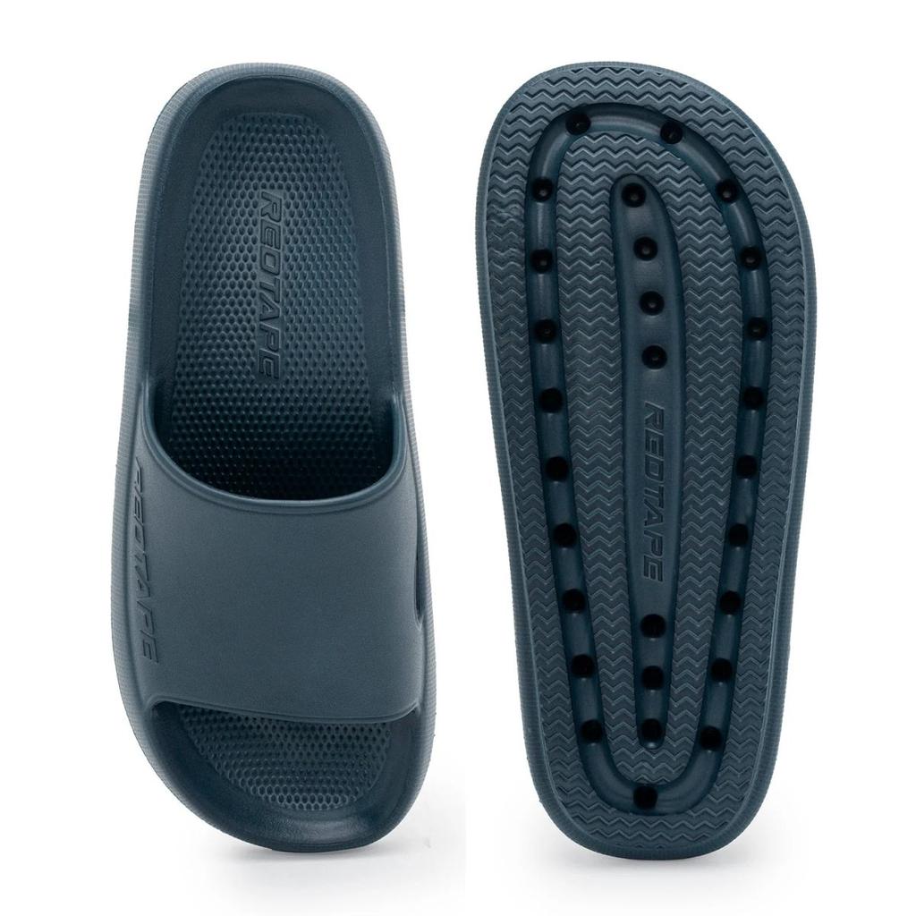 Mens Sliders in Stone Blue | Casual Pool Sliders — photo 5