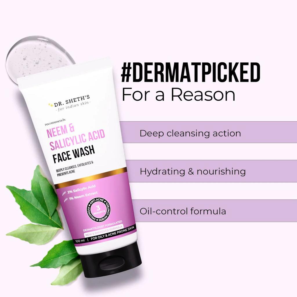Neem & Salicylic Acid Face Wash - 100ml