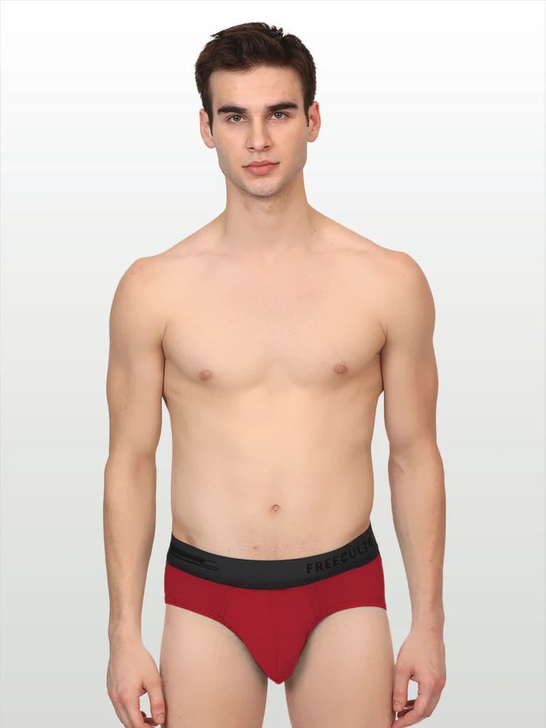 Men's Anti-Bacterial Micro Modal Brief in Contrast Waistband (Pack of 1)