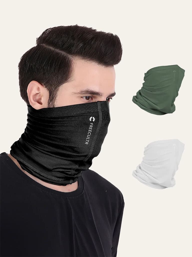 Unisex Organic Bandana Masks - Plain (Pack of 3) — photo 11