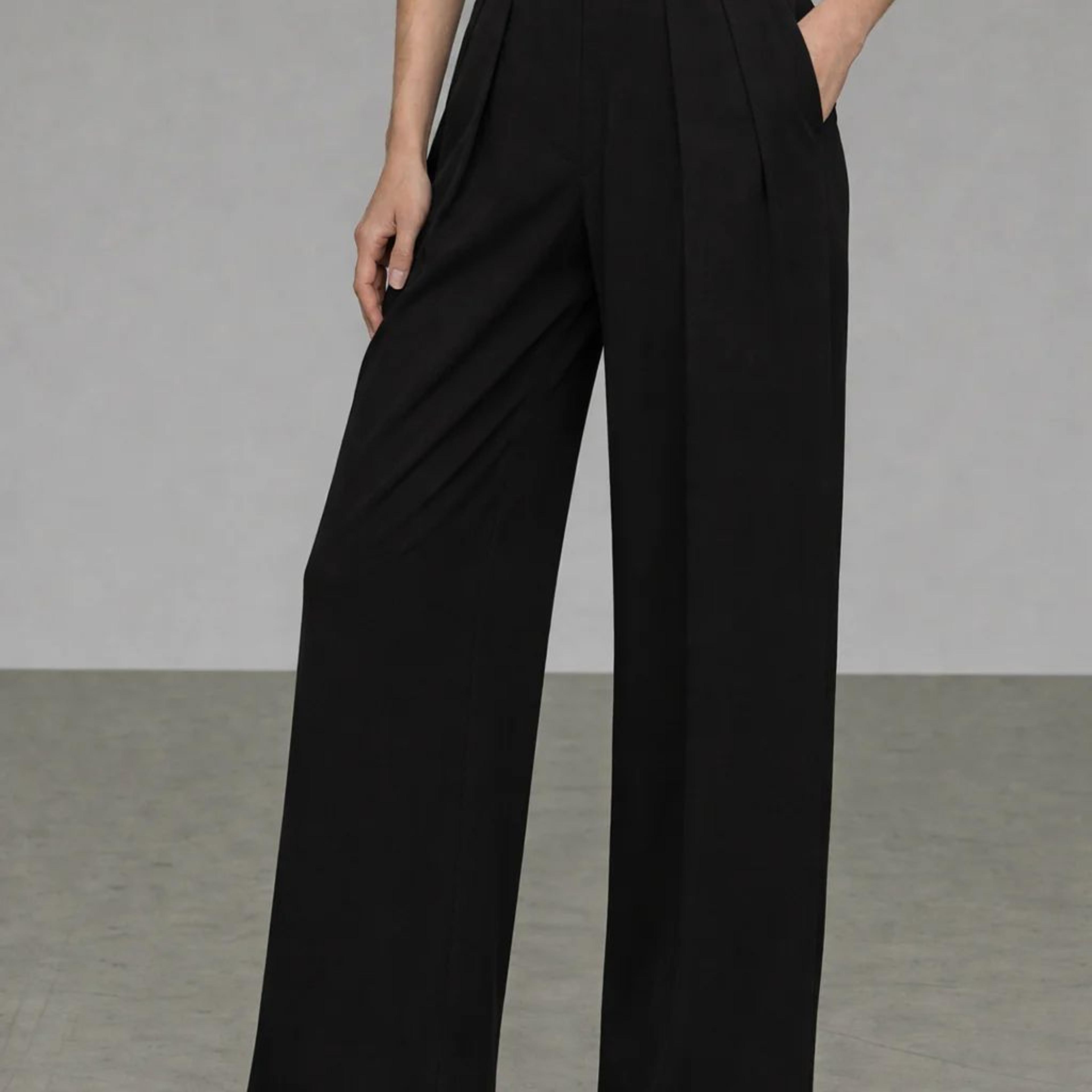 Fine Pleat Tailored Trousers