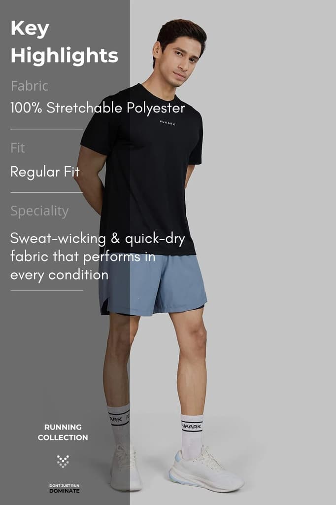 Slate Running T-shirt Black — photo 7