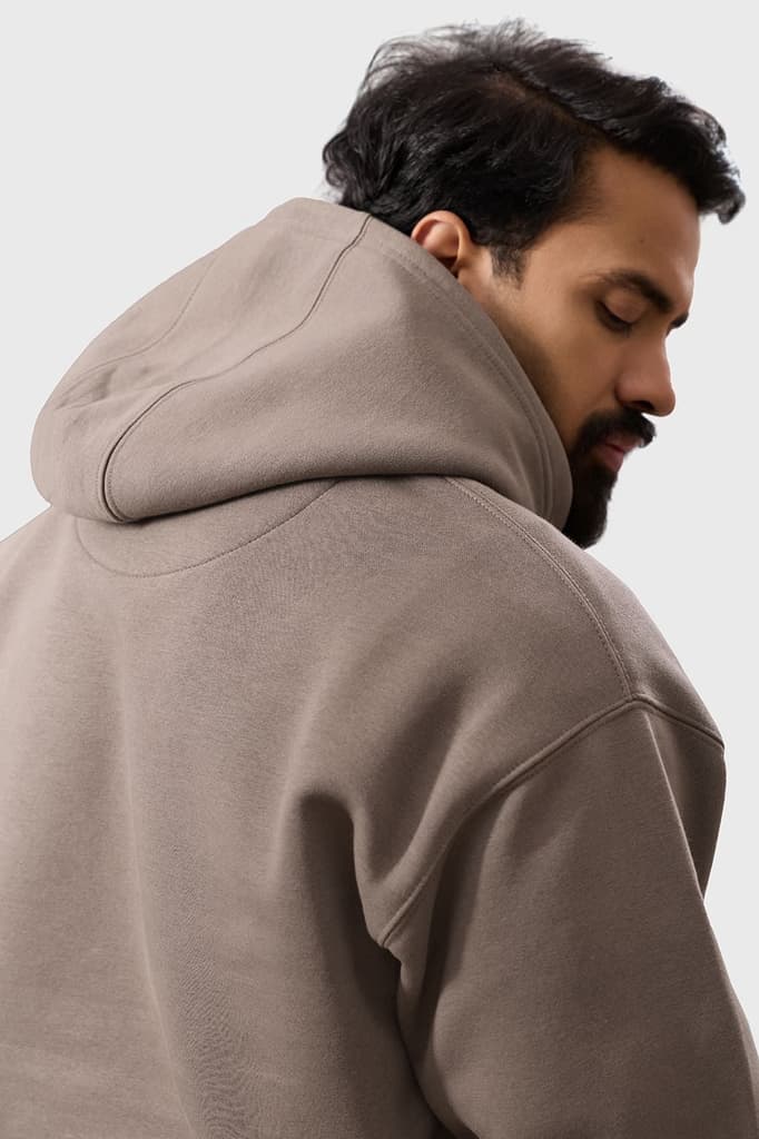 Brookline Oversized Hoodie Brown — photo 5