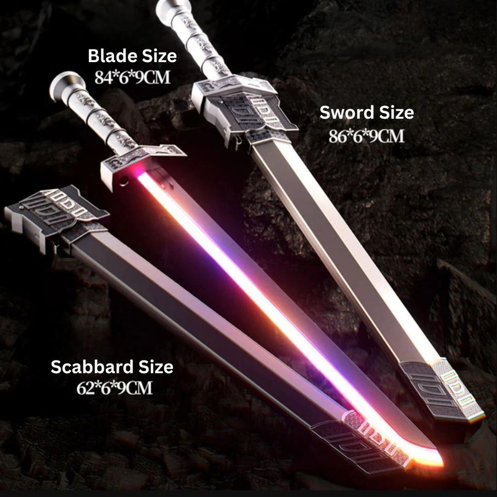 BlazeStrike LED Smoke Sword – Multicolor Light FX Toy — photo 7