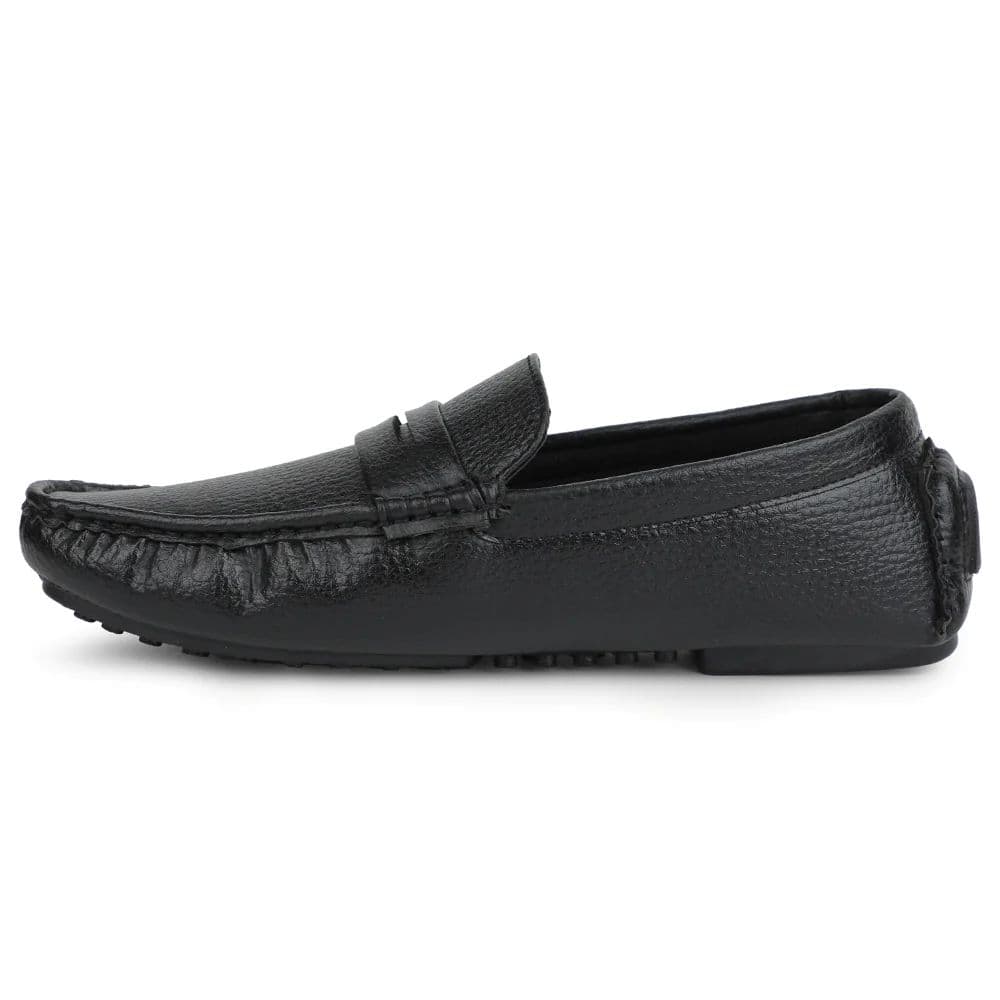 Fortune Black Formal Loafers For Men CLASSIK-2E By Liberty — photo 3