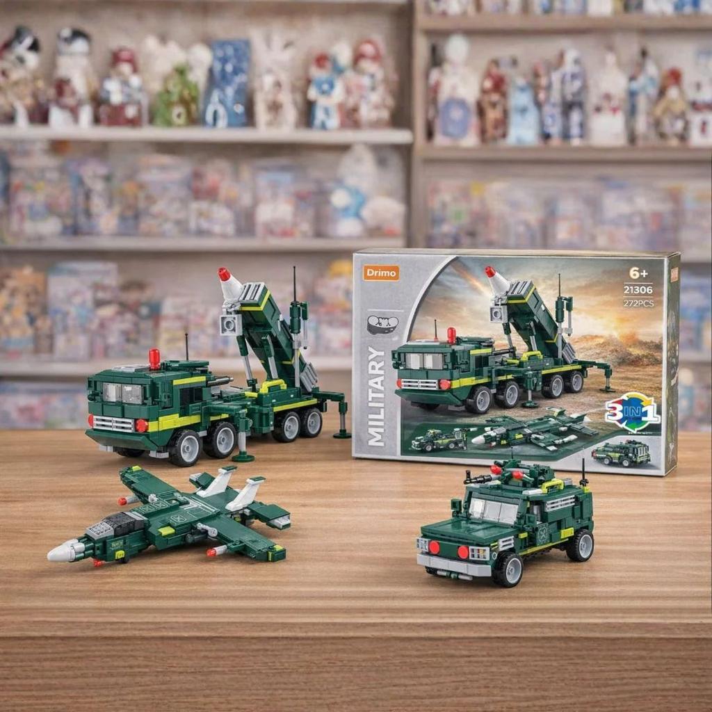 Military 3 In 1 Combat Vehicle Building Blocks – Command The Battlefield