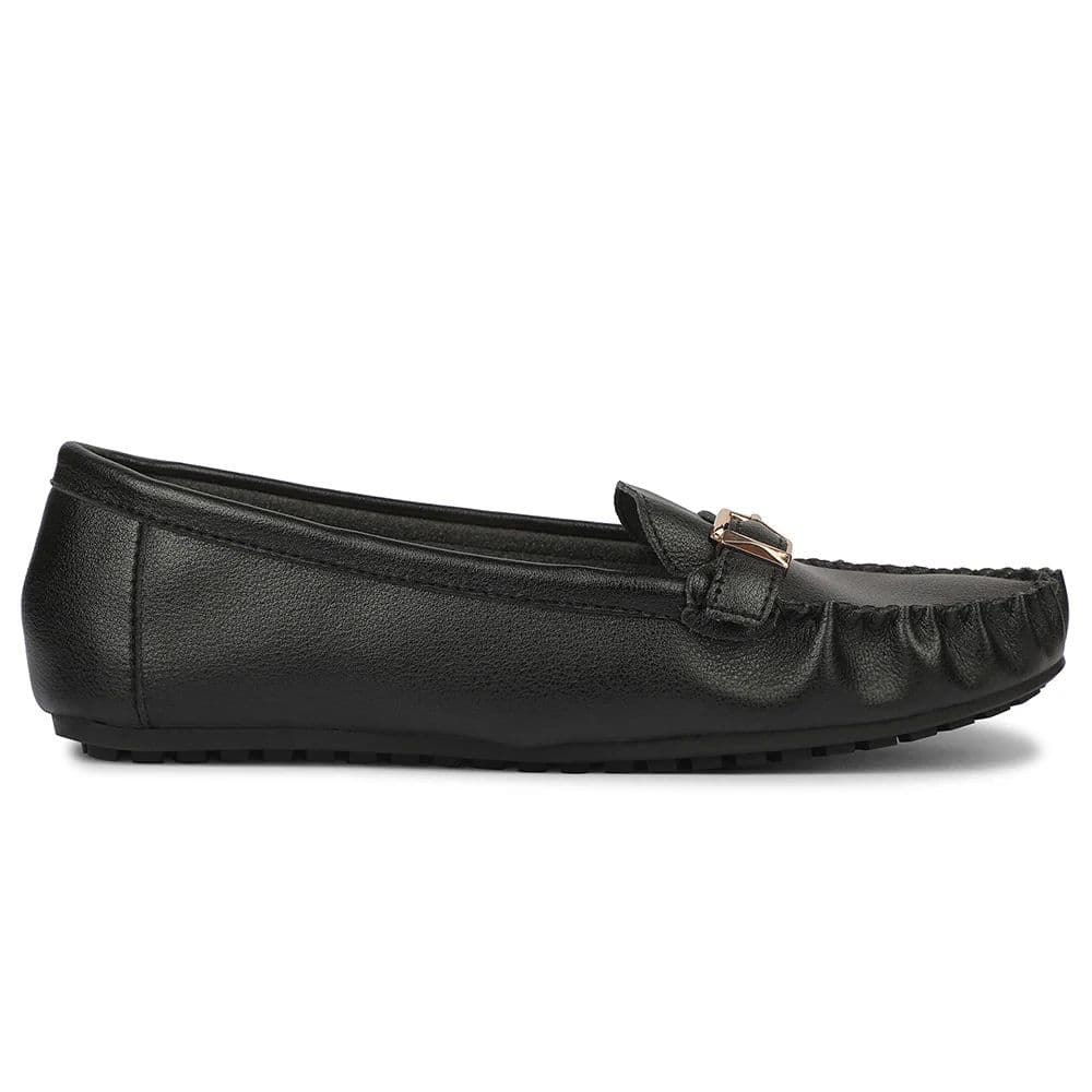 Healers ZQ-FDBL-16 Bellies Black Casual Ballerina Shoes for women by Liberty — photo 2