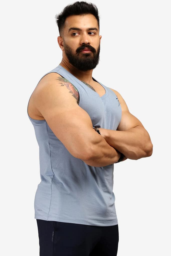 Men's Light Tank Blue — photo 4