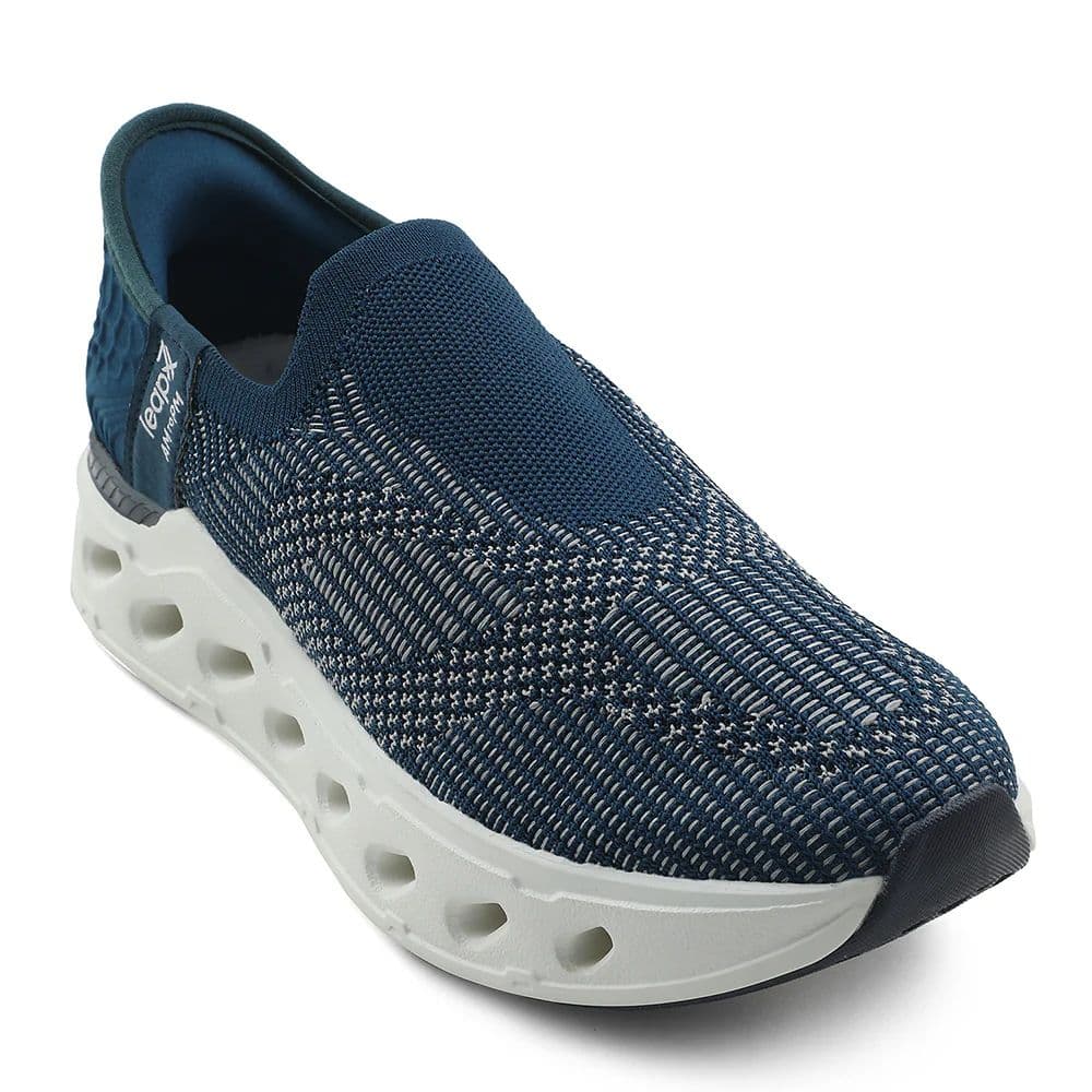 Leap7x Teal Blue Sports Walking Shoes For Men AIRFLOW-1 By Liberty — 6/40 / Teal Blue