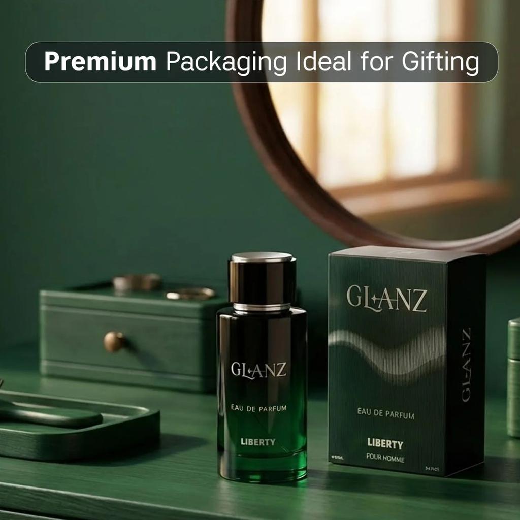 Liberty Luxury Glanz Pour Homme Perfume For Men (100ml), Eau De Parfum (EDP), Long Lasting Smell — photo 6