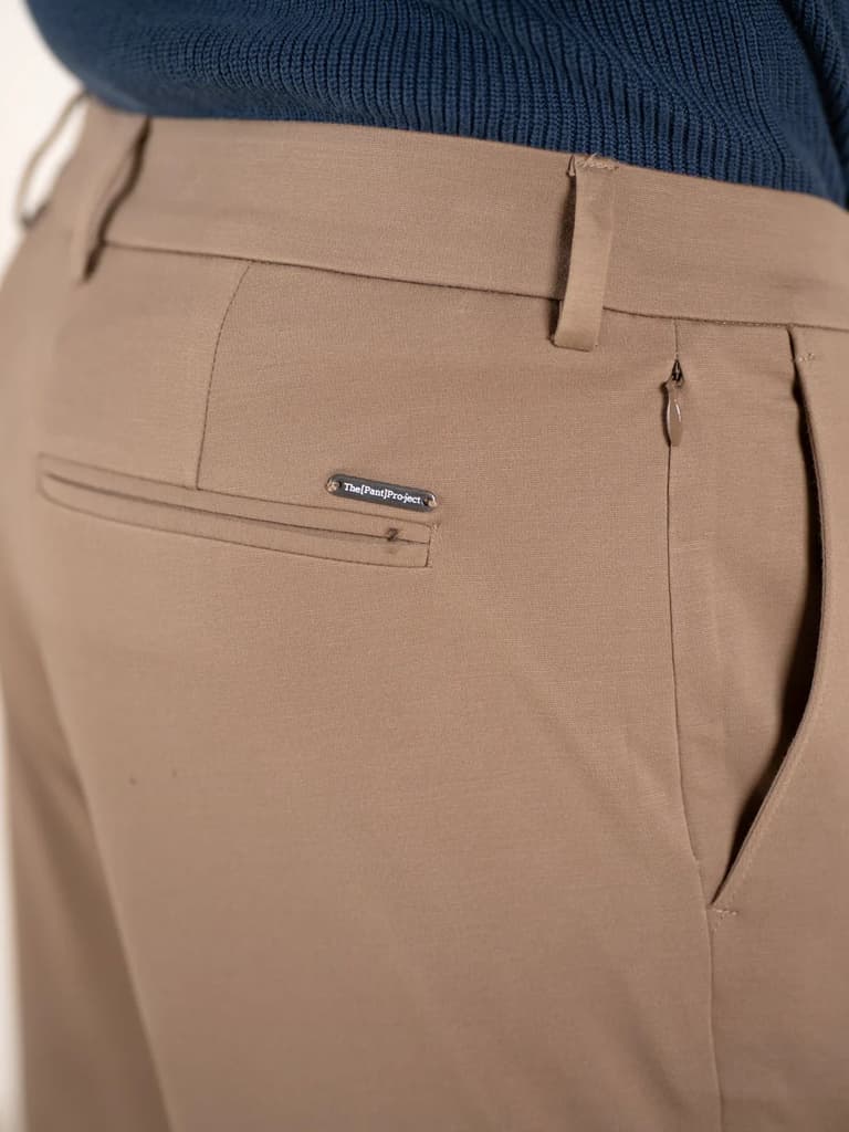 Malai Khaki Soft-touch Slim Fit Power Stretch Pants — photo 8