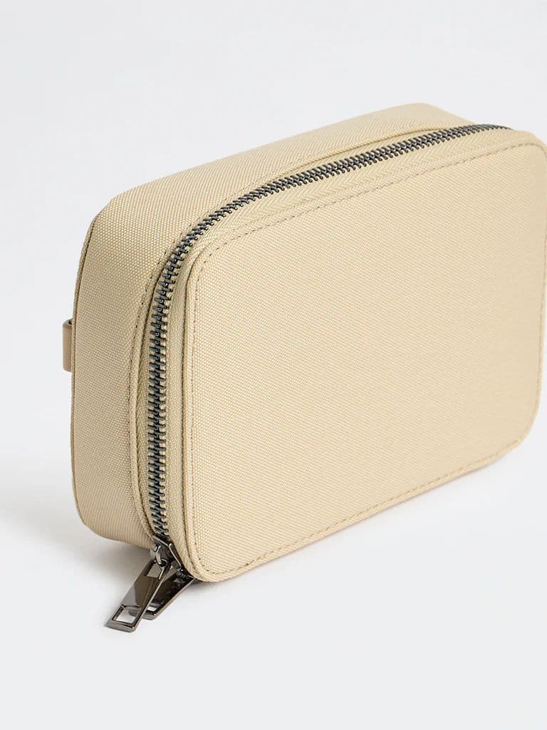 Westside Beige Textured Sling Bag — photo 3
