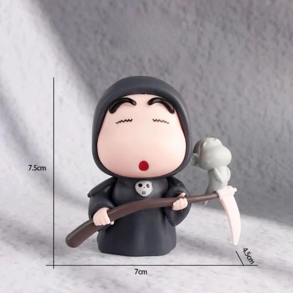 Shin Chan Grim Reaper PVC Figure – 7.5cm Cute Collectible — photo 3