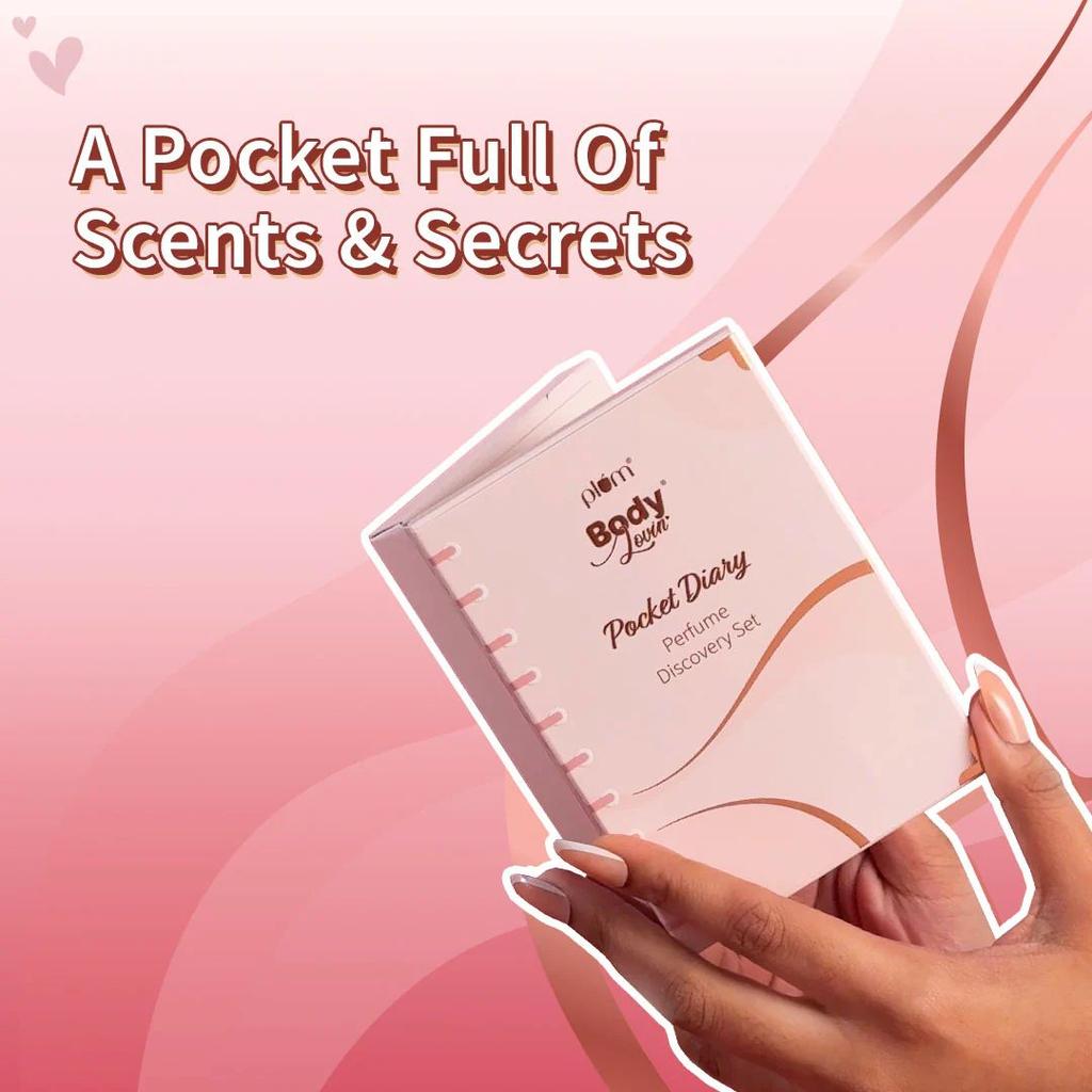 Pocket Diary Perfume Discovery Set by Plum BodyLovin'