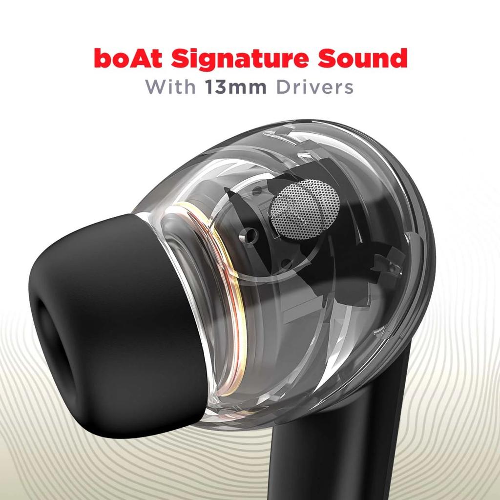 boAt Airdopes Atom 83 | True Wireless Earbuds with up to 50 Hours Playtime, Quad Mics with ENx™ Technology, 13mm Drivers, BEAST™ Mode, ASAP™ Charge — photo 3