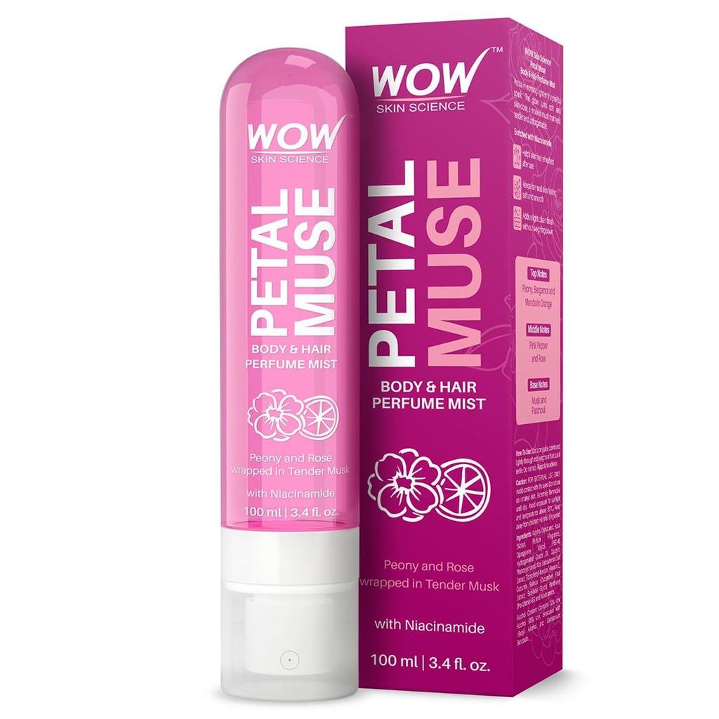 Petal Muse Floral Hair & Body Mist Long-Lasting Peony Freshness