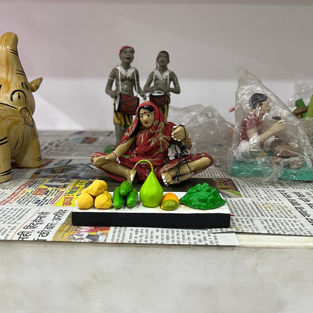 Wooden Ganesha Statue | Decorative | Wood | Brown
