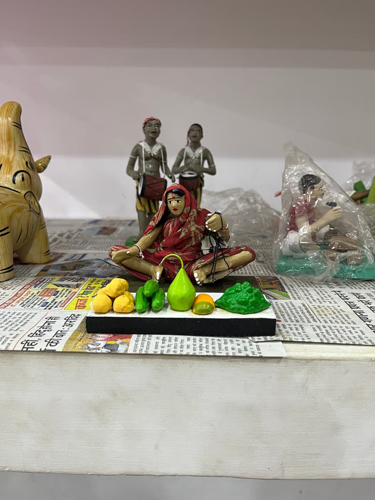 Wooden Ganesha Statue | Decorative | Wood | Brown