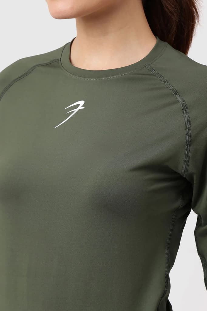Compression Full T-shirt Olive — photo 3
