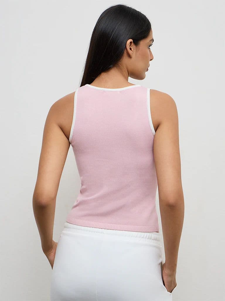 Nuoflexx Light Pink Knit Top — photo 4